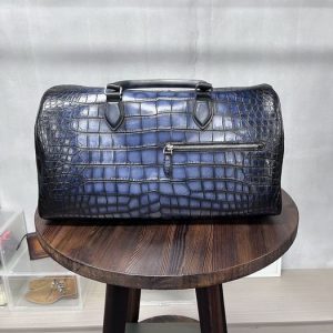 Berluti-Crocodile-Leather-Tote-Navy-01A