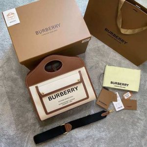 Burberry-Stylish-Tote-Bag-Brown-01A