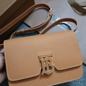 Burberry-Tote-bag-with-structured-design-Tan-01A