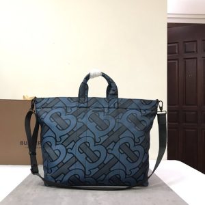 Burberry-Tote-bag-with-stylish-features-Blue-01A-2