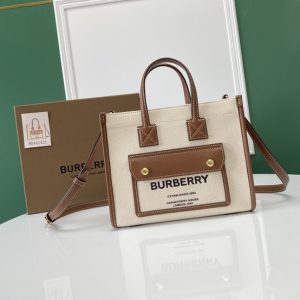 Burberry-Tote-with-stylish-features-Brown-01A