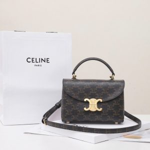 Celine-Tote-Bag-Black-01A-4