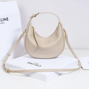 Celine-Tote-Bag-with-streamlined-design-Beige-01A