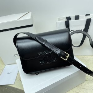 Celine-Tote-bag-with-sleek-design-Black-01A