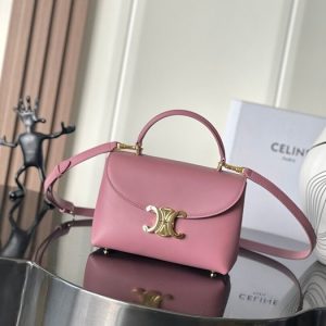 Celine-Tote-bag-with-sleek-design-Pink-01A