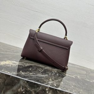 Celine-Tote-style-61-Burgundy-01A