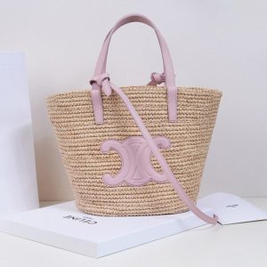 Celine-Tote-with-elegant-design-traits-Beige-01A-2