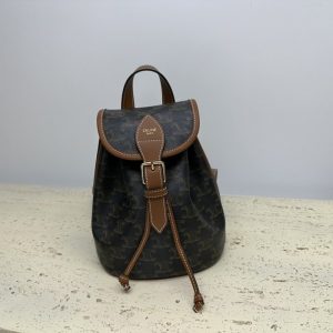 Celine-Tote-with-stylish-features-Brown-01A-2