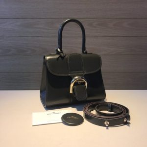 Delvaux-Tote-bag-with-elegant-design-Black-01A