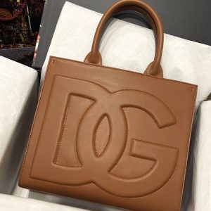 DolceGabbana-Tote-Bag-with-sleek-design-Tan-01A