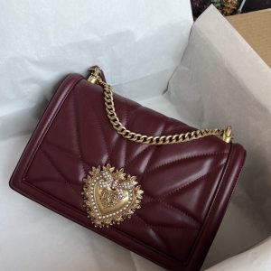DolceGabbana-Tote-style-88-Burgundy-01A