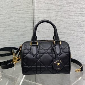 Dior-Tote-Bag-with-Quilted-Design-Black-01A-4
