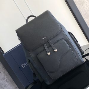Dior-Tote-Bag-with-elegant-structure-Grey-01A