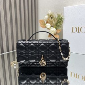 Dior-Tote-bag-with-elegant-design-Black-01A-11