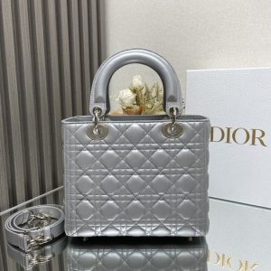 Dior-Tote-bag-with-elegant-features-Grey-01A