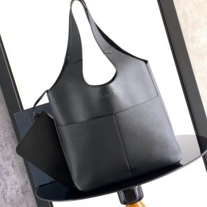 Dior-Tote-bag-with-sleek-design-Black-01A-3