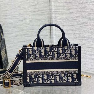 Dior-Tote-bag-with-stylish-design-Navy-01A-2