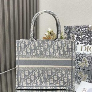 Dior-Tote-bag-with-stylish-traits-Grey-01A-4