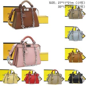 Fendi-Tote-style-25-Brown-01A