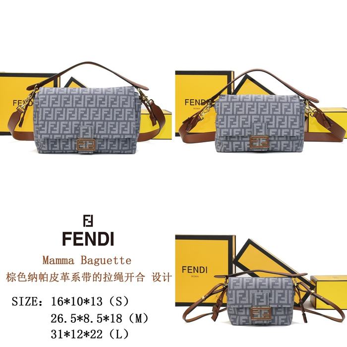 Fendi-Tote-style-39-Grey-01A