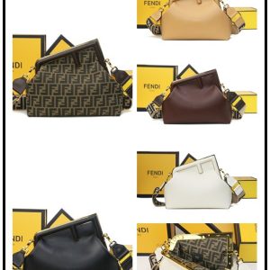 Fendi-Tote-style-60-Brown-01A
