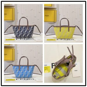 Fendi-Tote-with-stylish-design-traits-Blue-01A-2