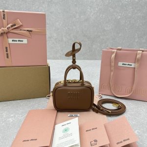 Miu-Miu Brown Latest styles 2026 Bags