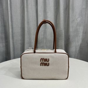 Miu-Miu Beige Latest styles 2026 Bags