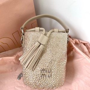 Miu-Miu Beige Latest styles 2026 Bags