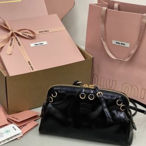 Miu-Miu Black Latest styles 2026 Bags