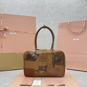 Miu-Miu Brown Latest styles 2026 Bags