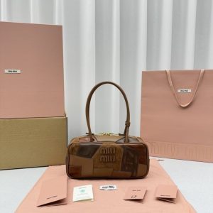 Miu-Miu Brown Latest styles 2026 Bags