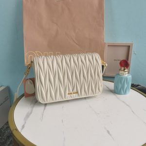 Miu-Miu White Latest styles 2026 Bags
