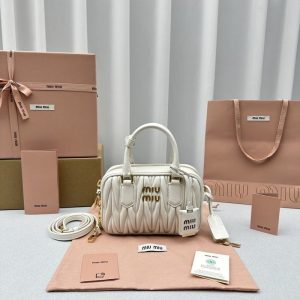 Miu-Miu White Latest styles 2026 Bags