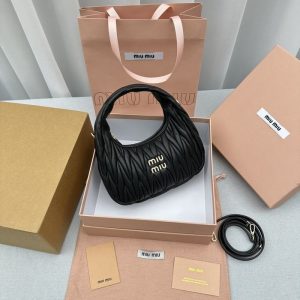 Miu-Miu Black Latest styles 2026 Bags