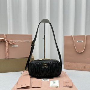Miu-Miu Black Latest styles 2026 Bags