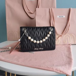 Miu-Miu Black Latest styles 2026 Bags