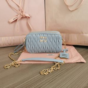 Miu-Miu Blue Latest styles 2026 Bags
