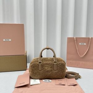 Miu-Miu Brown Latest styles 2026 Bags