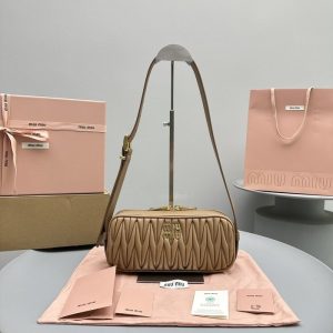 Miu-Miu Beige Latest styles 2026 Bags