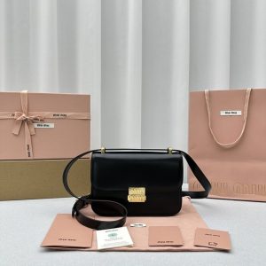 Miu-Miu Black Latest styles 2026 Bags