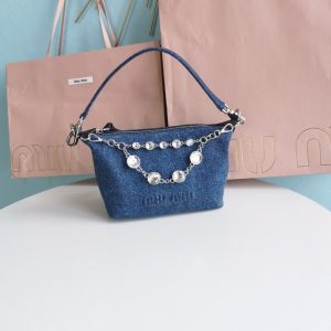 Miu-Miu Blue Latest styles 2026 Bags