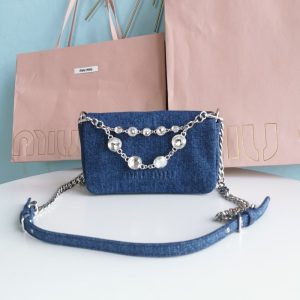 Miu-Miu Blue Latest styles 2026 Bags