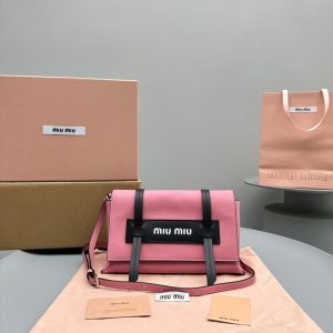 Miu-Miu Pink Beige Red Latest styles 2026 Bags