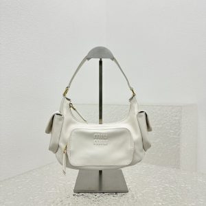 Miu-Miu White Latest styles 2026 Bags