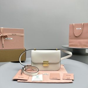 Miu-Miu White Latest styles 2026 Bags
