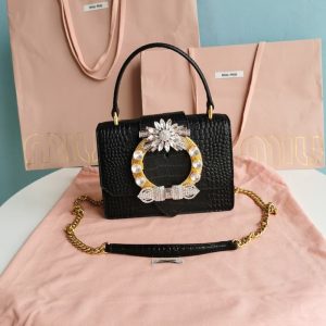 Miu-Miu Black Latest styles 2026 Bags