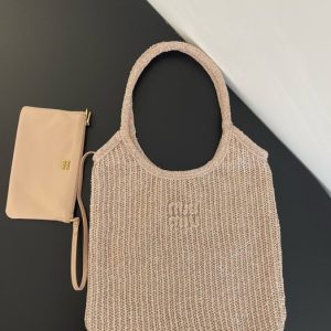 Miu-Miu Beige Latest styles 2026 Bags