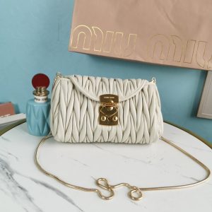 Miu-Miu White Latest styles 2026 Bags
