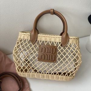 Miu-Miu Beige Latest styles 2026 Bags
